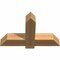 Ekena Millwork Eugene Smooth Timber Gable Bracket, Western Red Cedar, 36"W x 23"H x 5 1/2"D x 5 1/2"F, 15/12 Pitch GBW036X23X0606EUG00SWR - alternate 2